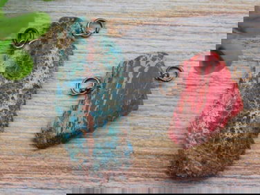 IMPRESSION JASPER PENDANTS ROCK STONE LAPIDARY SPECIMEN