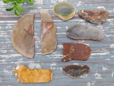 SLABS ROCK STONE LAPIDARY SPECIMEN