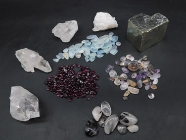 MIXED LOT ROCK STONE LAPIDARY SPECIMEN