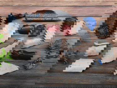 FORDITE MOTOR CITY AGATE ROCK STONE LAPIDARY SPECIMEN