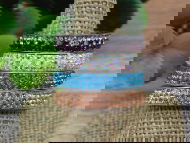 STONE RINGS ROCK STONE LAPIDARY SPECIMEN