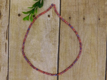 AFRICAN TRADE BEADS ROCK STONE LAPIDARY SPECIMEN