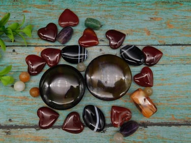 MIXED LOT ROCK STONE LAPIDARY SPECIMEN