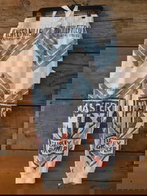 NEW MASTER MIX TURKEY GROWER FEED SACK JOGGER PANTS SIZE L/XL NWT BOUTIQUE CLOTHING