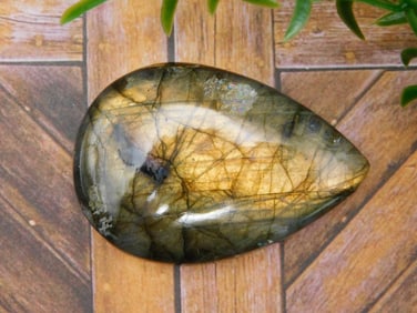 LABRADORITE CABOCHON ROCK STONE LAPIDARY SPECIMEN