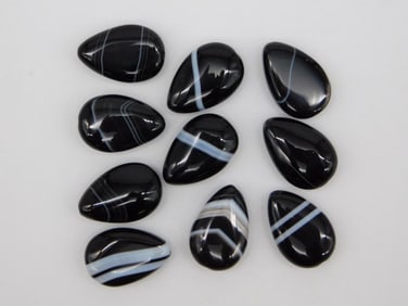 BANDED AGATE ROCK STONE LAPIDARY SPECIMEN