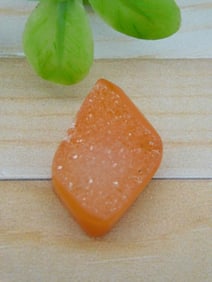 DRUZY QUARTZ CABOCHON ROCK STONE LAPIDARY SPECIMEN