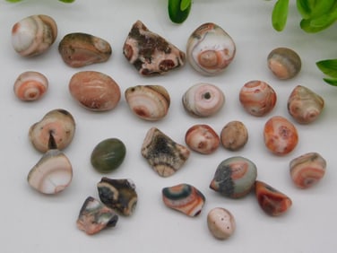 THOMPSONITE ROCK STONE LAPIDARY SPECIMEN