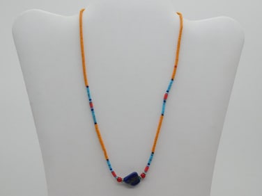 MIXED STONE NECKLACE ROCK STONE LAPIDARY SPECIMEN