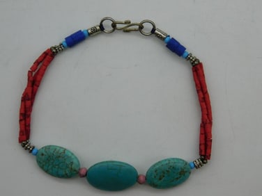 MIXED STONE BRACELET ROCK STONE LAPIDARY SPECIMEN