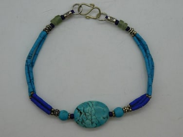 MIXED STONE BRACELET ROCK STONE LAPIDARY SPECIMEN