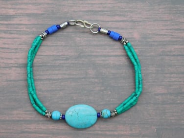 MIXED STONE BRACELET ROCK STONE LAPIDARY SPECIMEN