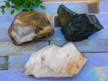 MIXED LOT ROCK STONE LAPIDARY SPECIMEN