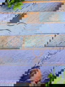 RED TIGER EYE PENDANT ON CHAIN NECKLACE ROCK STONE LAPIDARY SPECIMEN