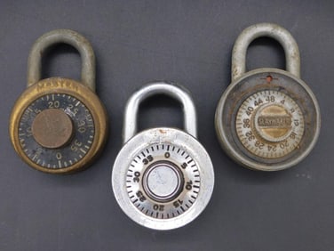 VINTAGE COMBINATION LOCK ANTIQUE