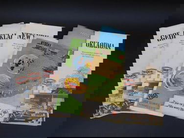 TEXACO ROAD MAPS ASSORTED STATES VINTAGE ANTIQUE AUTOMOBILIA