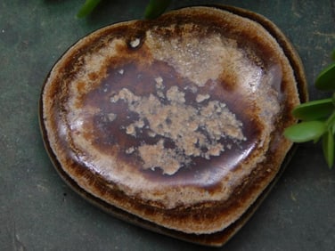 Banded Jasper Heart ROCK STONE LAPIDARY SPECIMEN