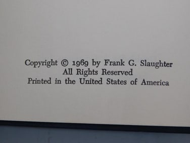 Surgeons Choice Book by Frank G. Slaughter, 1969 Hardcover