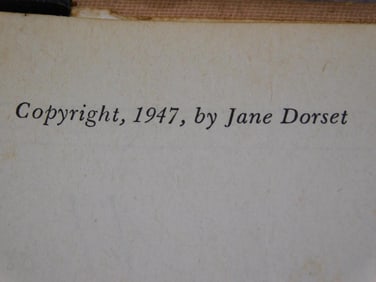 First Edition of Beauty Married by Jane Dorset, 1947 Book