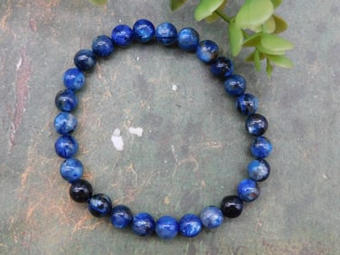 Beaded Stretch Bracelet Rock Stone Lapidary Specimen