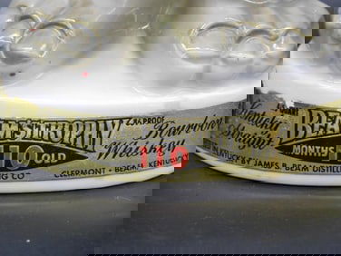 Jim Beam Whiskey Decanter in Animal Motif Design