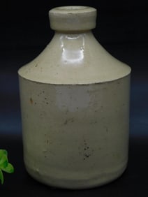 GINGER BEER RARE STONEWARE GLAZED BOTTLE VINTAGE ANTIQUE