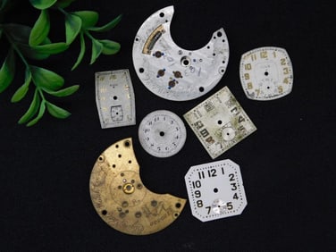 Vintage Watch Faces and Movements for Parts WATCHMAKER WATCHMAKING TOOLS
