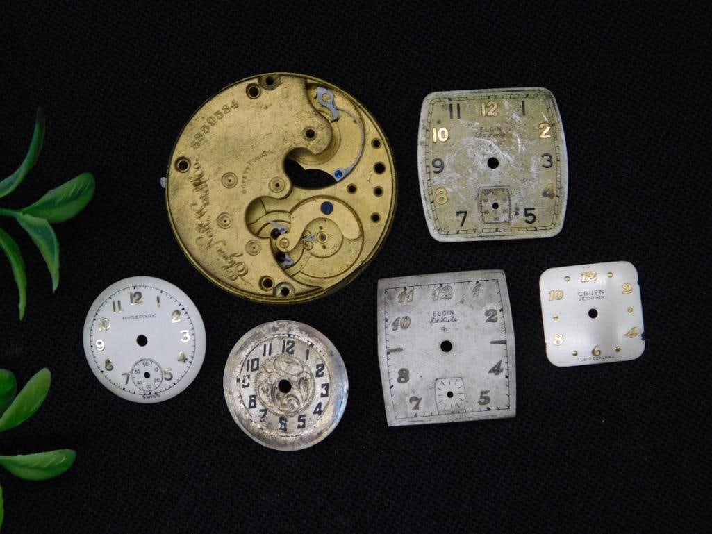 Vintage Watch Dials and Movement Parts WATCHMAKER WATCHMAKING TOOLS (1 of 3)