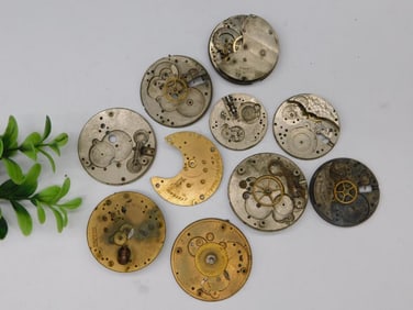 Vintage Watch Movements with Patent Dates WATCHMAKER WATCHMAKING TOOLS