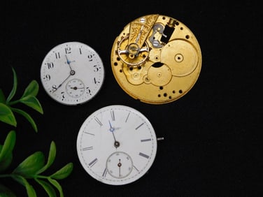 Vintage Pocket Watch Movements and Dials WATCHMAKER WATCHMAKING TOOLS