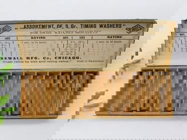 Vintage Assortment of Timing Washers for Watches WATCHMAKER WATCHMAKING TOOLS