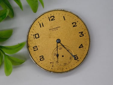 Vintage Standard Watch Co. 17-Jewel Movement New York USA WATCHMAKER WATCHMAKING TOOLS