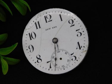 New Era Pocket Watch Face and Mechanism WATCHMAKER WATCHMAKING TOOLS