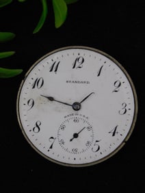 Vintage Standard Watch Company Pocket Watch Movement WATCHMAKER WATCHMAKING TOOLS