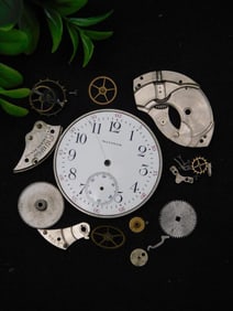 Vintage Waltham Watch Parts Assortment WATCHMAKER WATCHMAKING TOOLS