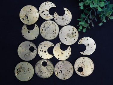 Vintage Pocket Watch Movement Plates WATCHMAKER WATCHMAKING TOOLS