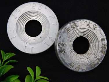 Vintage Numbered Metal Discs WATCHMAKER WATCHMAKING TOOLS