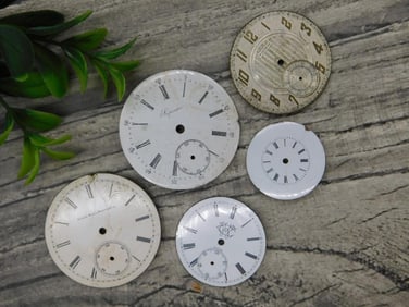 Vintage Pocket Watch Faces WATCHMAKER WATCHMAKING TOOLS