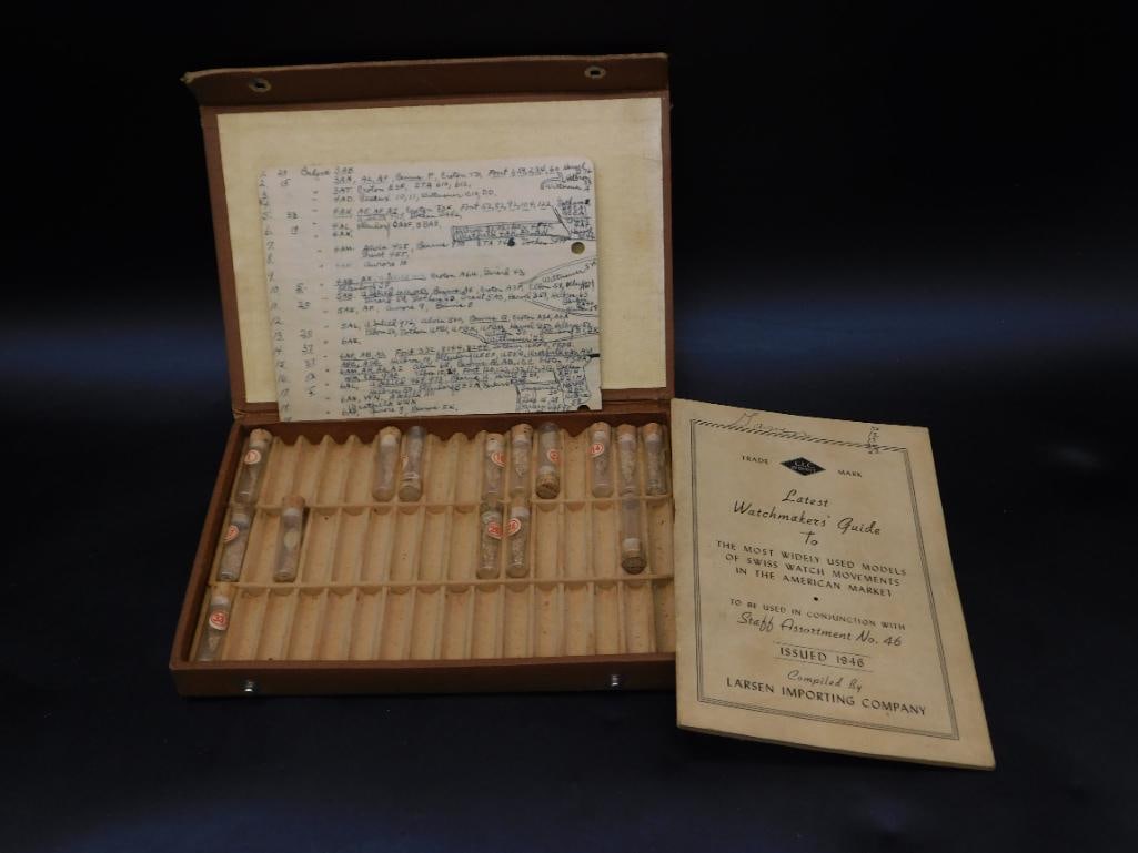 1946 Balance Staff Assortment No. 46 With Guide: 1946 Balance Staff Assortment No. 46 With Guide