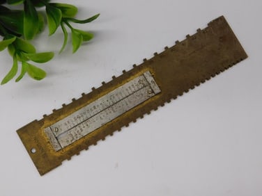 Vintage Brass Measuring Tool Watchmaker Watchmaking Tools