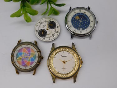 4 Watch Cases With Assorted Designs and Features Watchmaker Watchmaking Tools