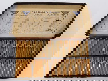 Vintage C. & E. Marshall Co. Jewel Screws Set Watchmaker Watchmaking Tools