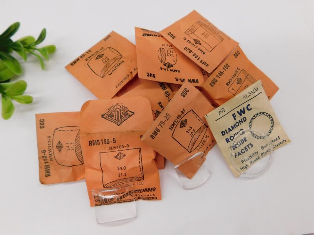 Vintage Watch Crystals and Accessories Watchmaker Watchmaking Tools (1 of 4)