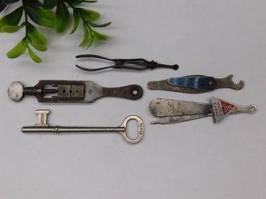 Antique and Vintage Tools and Keys Watchmaker Watchmaking Tools