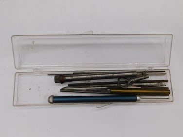 Metalworking Tools in Plastic Case Watchmaker Watchmaking Tools