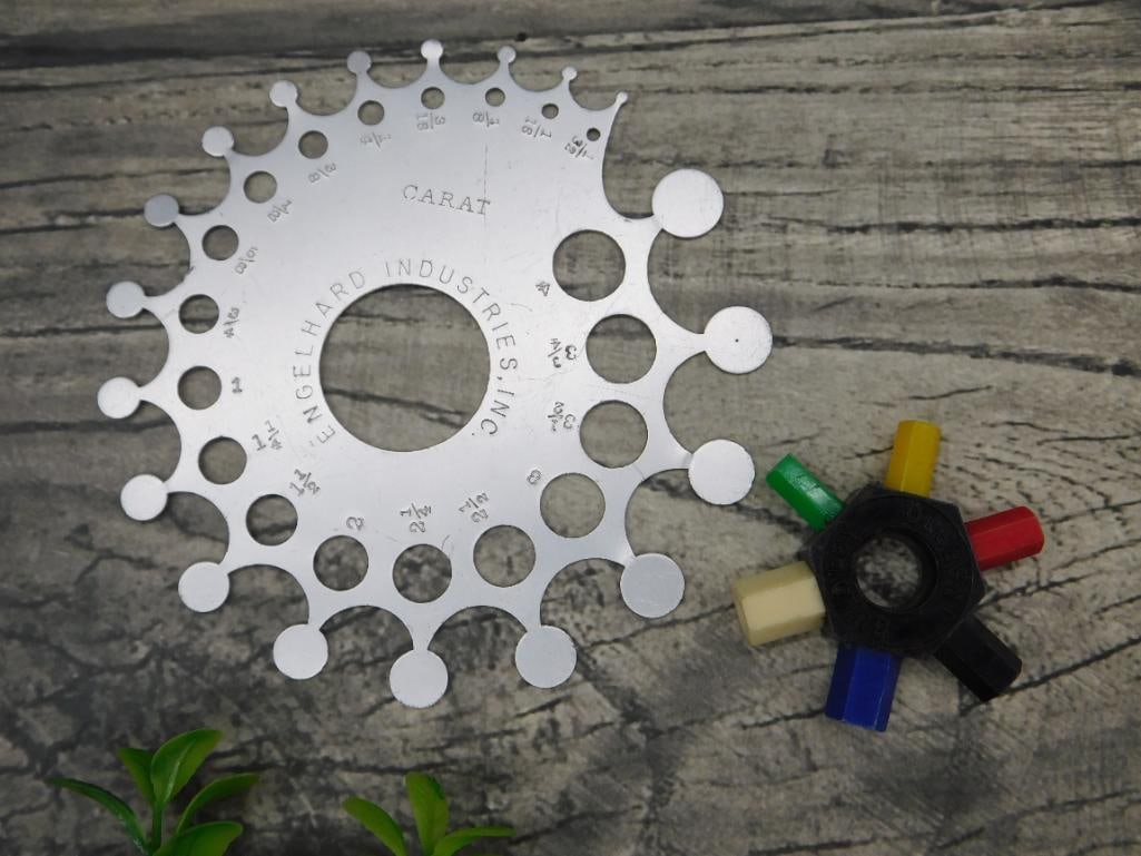 Engelhard Industries Carat Calibration Gauge WATCHMAKER WATCHMAKING TOOLS (1 of 3)