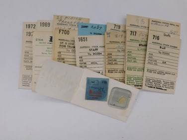 Vintage Watch Movement Staffs and Parts WATCHMAKING WATCHMAKER TOOLS