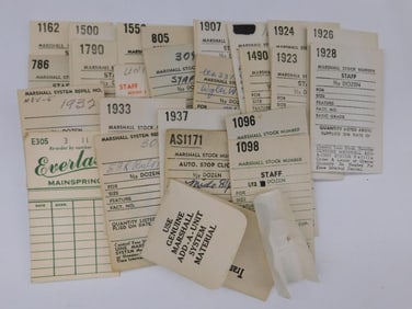 Vintage Watch Parts with Original Packaging WATCHMAKING WATCHMAKER TOOLS