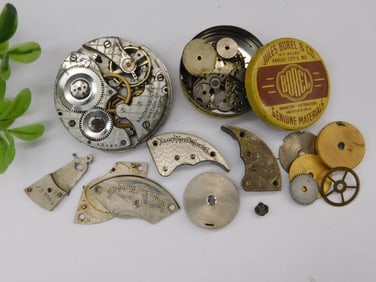 Vintage Watch Movements and Parts WATCHMAKING WATCHMAKER TOOLS