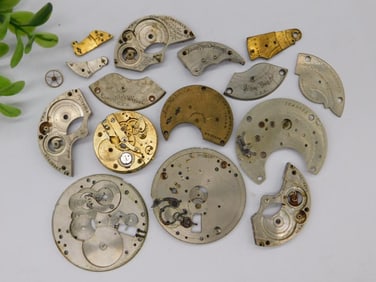 Vintage Elgin National Watch Co. Watch Movement Parts WATCHMAKING WATCHMAKER TOOLS